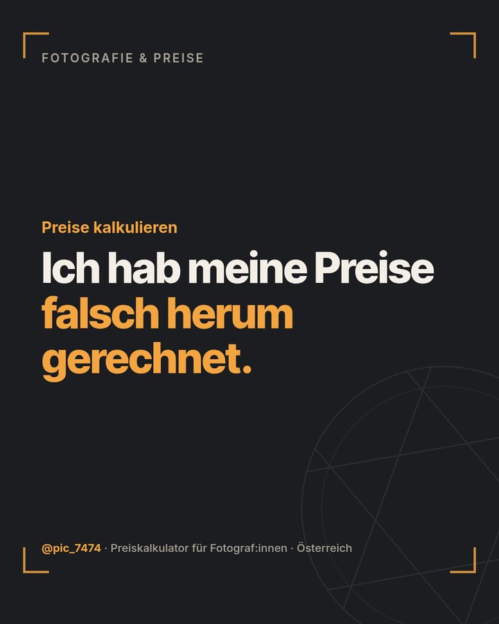 Ich hab meine Preise falsch herum gerechnet.